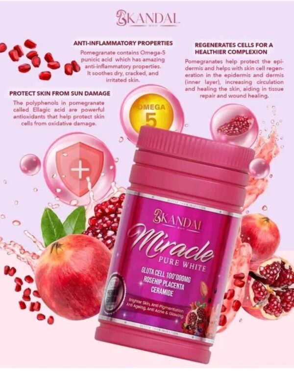 Skandal Miracle Purewhite premium edition 800g jar x1 anti-aging