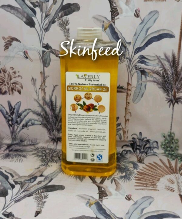 LAVERLY Whitening Moroccan Argan Oil SPF 50 Face & Body Corrector Oil 1000ml