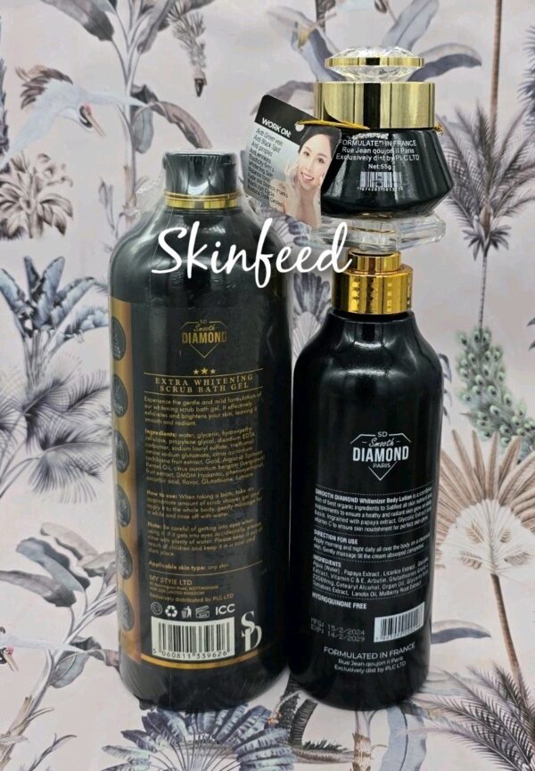 10-561.jpg Smooth Diamond H.C Extra Whitening Scrub Bath Gel And Lotion