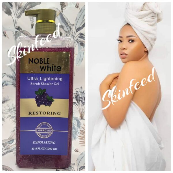Noble White Noble Ultra Exfoliating Lightening Scrub Shower Gel 1000ml