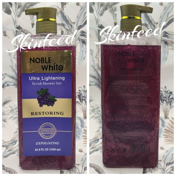 Noble White Noble Ultra Exfoliating Lightening Scrub Shower Gel 1000ml