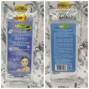 Veet gold collagen face and body corrector oil