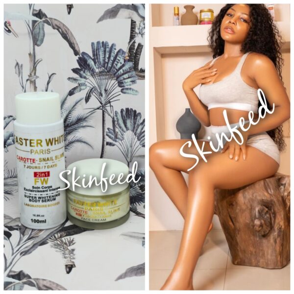 Faster White Snail Slime Face cream & Serum (2pcs)