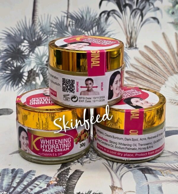 1x k-whitening hydrating face cream