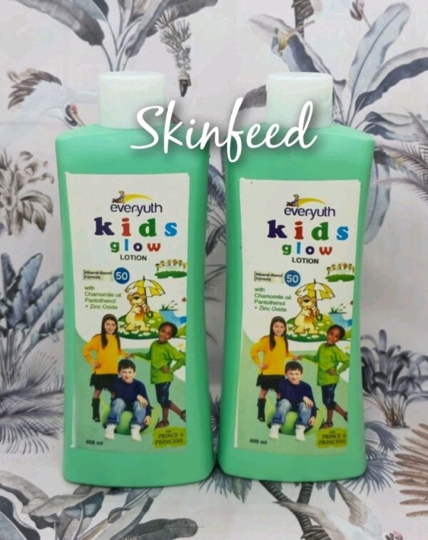 EVER-YUTH  Kids & Teens Natural Skin Glow Fairness  Lotion, Shower Gel & Soap X1