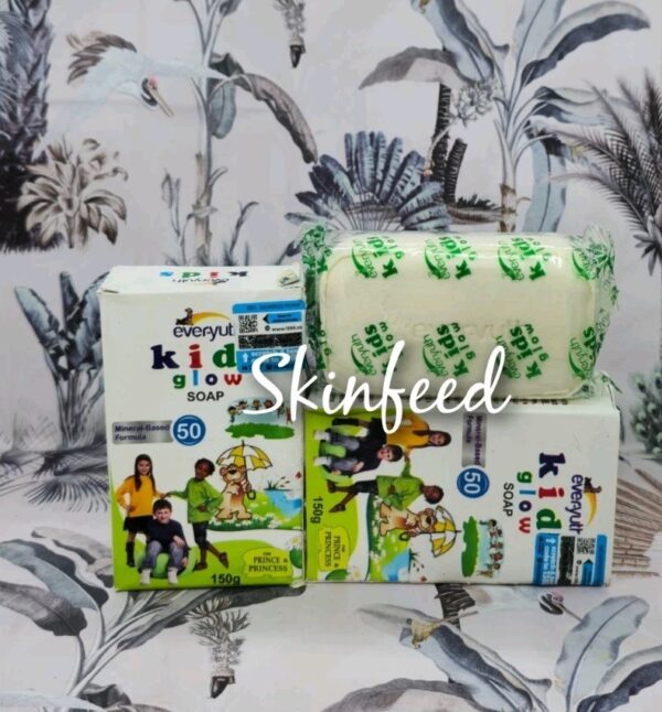 EVER-YUTH  Kids & Teens Natural Skin Glow Fairness  Lotion, Shower Gel & Soap X1