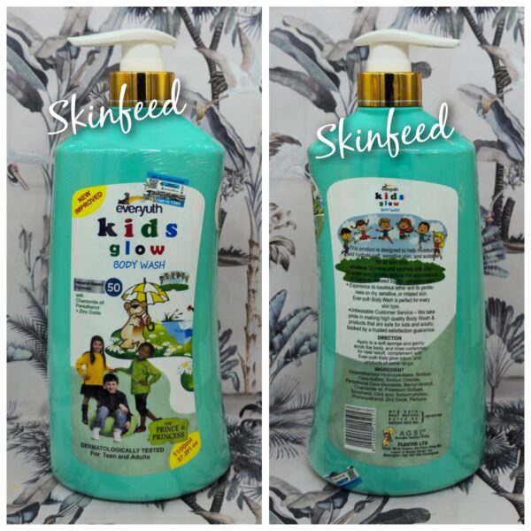 EVER-YUTH  Kids & Teens Natural Skin Glow Fairness Shower Gel 1100ml