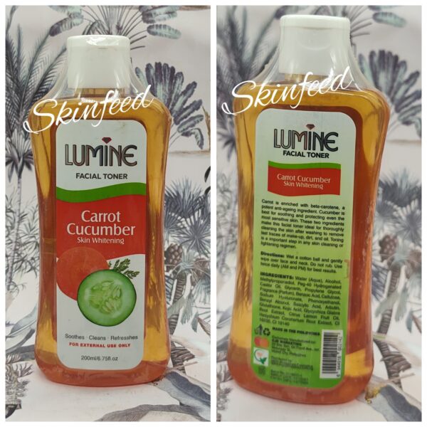Lumine Carrot Cucumber Whitenizer Skin Whitening Facial Toner  💯 AUTHENTIC