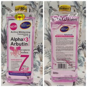 💯 Original Veet Gold Arbutin Face & Body Corrector Oil 1000ML