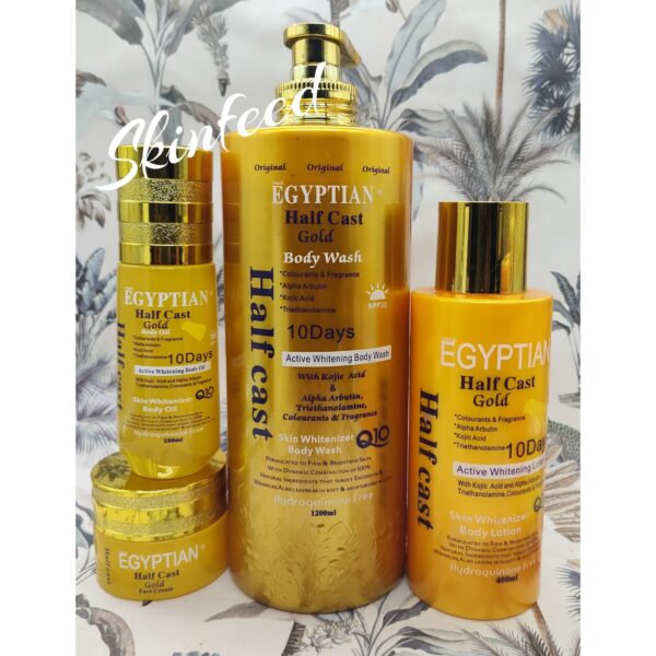 4in1 pure egyptian whitening gold advanced firming, xtra whitening ( Set) 💯 %💪