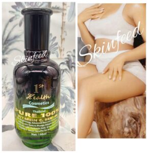 1st Health Cosmetic Thailand Pure Vitamin C Oil, Face & Body Serum150ml👌