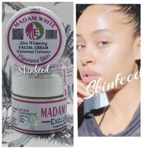 X 2 madam white exclusive flawless face cream. 60g X2
