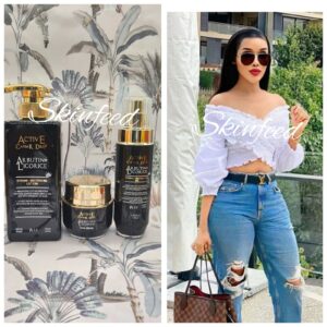 ACTIVE Cavier whitening lotion, Oil & Face Cream albutin & licorice spf50.