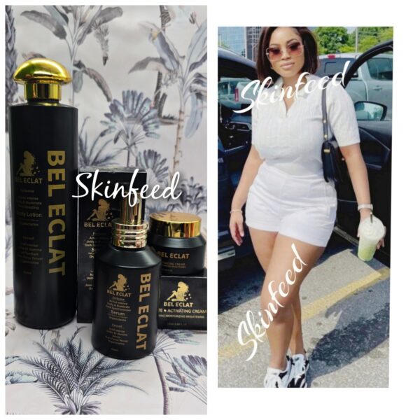 3pcs. Bel Eclat Exclusive Active Intense Unify & Illuminate Lotion, Serum, Cream