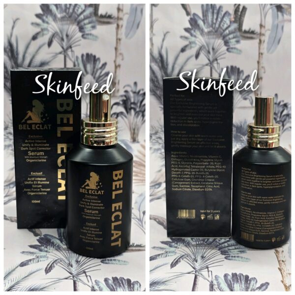 3pcs. Bel Eclat Exclusive Active Intense Unify & Illuminate Lotion, Serum, Cream