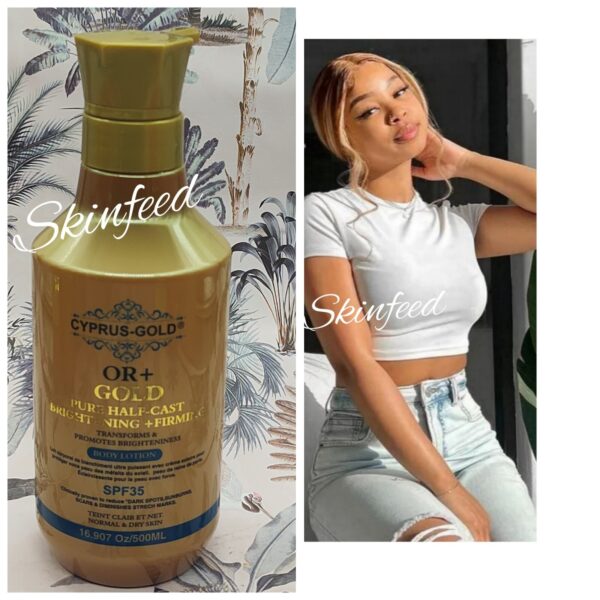 Cyprus-Gold OR+ Gold Pure H.C Brightening + Firming Body Lotion 💯%