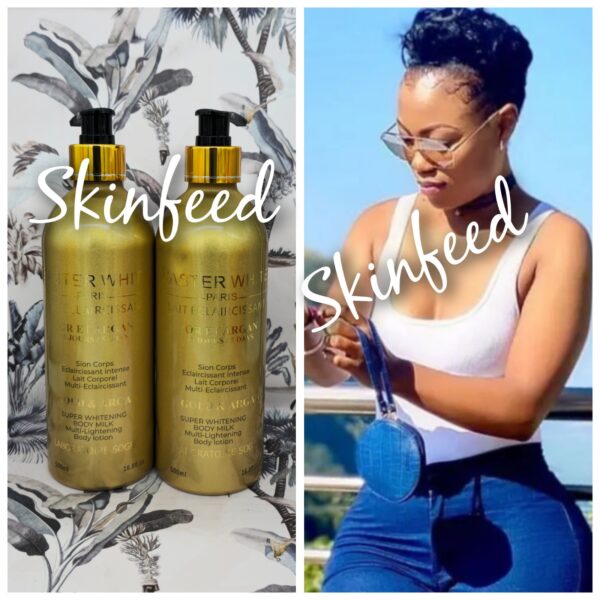 FASTER WHITE ARGAN Super Whitening Body Lotion 500ml X 2  Bottle 👌