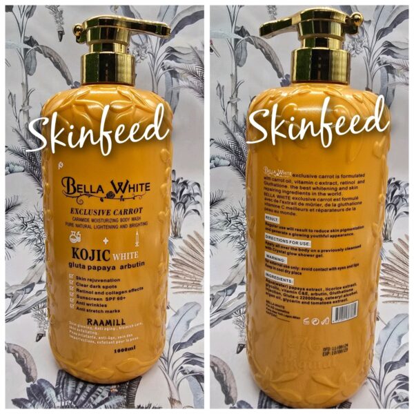 2pc. Bella-white Exclusive Carrot. 7 Days Kojic-white] Body Shower Gel?